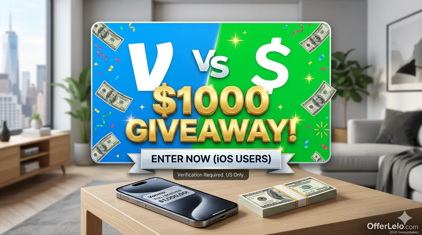 How to Enter the $1000 Digital Wallet Giveaway (Venmo & Cash App 2026)