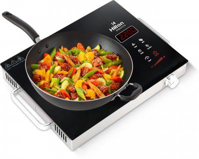 HILTON 2200 W Infrared Cooktop Touch Panel (Black, Radiant Infrared Cooktop With Digital Display) — Flipkart offer on OfferLelo