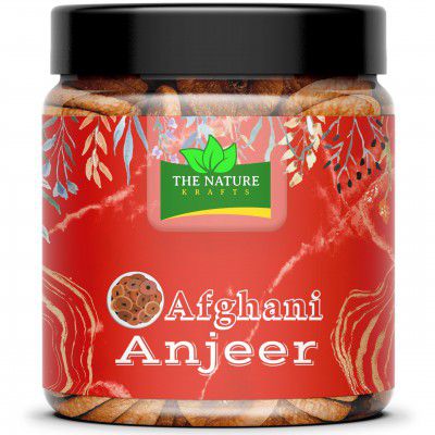 The Nature Krafts Afghani Anjeer, Premium Dried Figs, Natural Dry Fruit (400gm) — Amazon offer on OfferLelo
