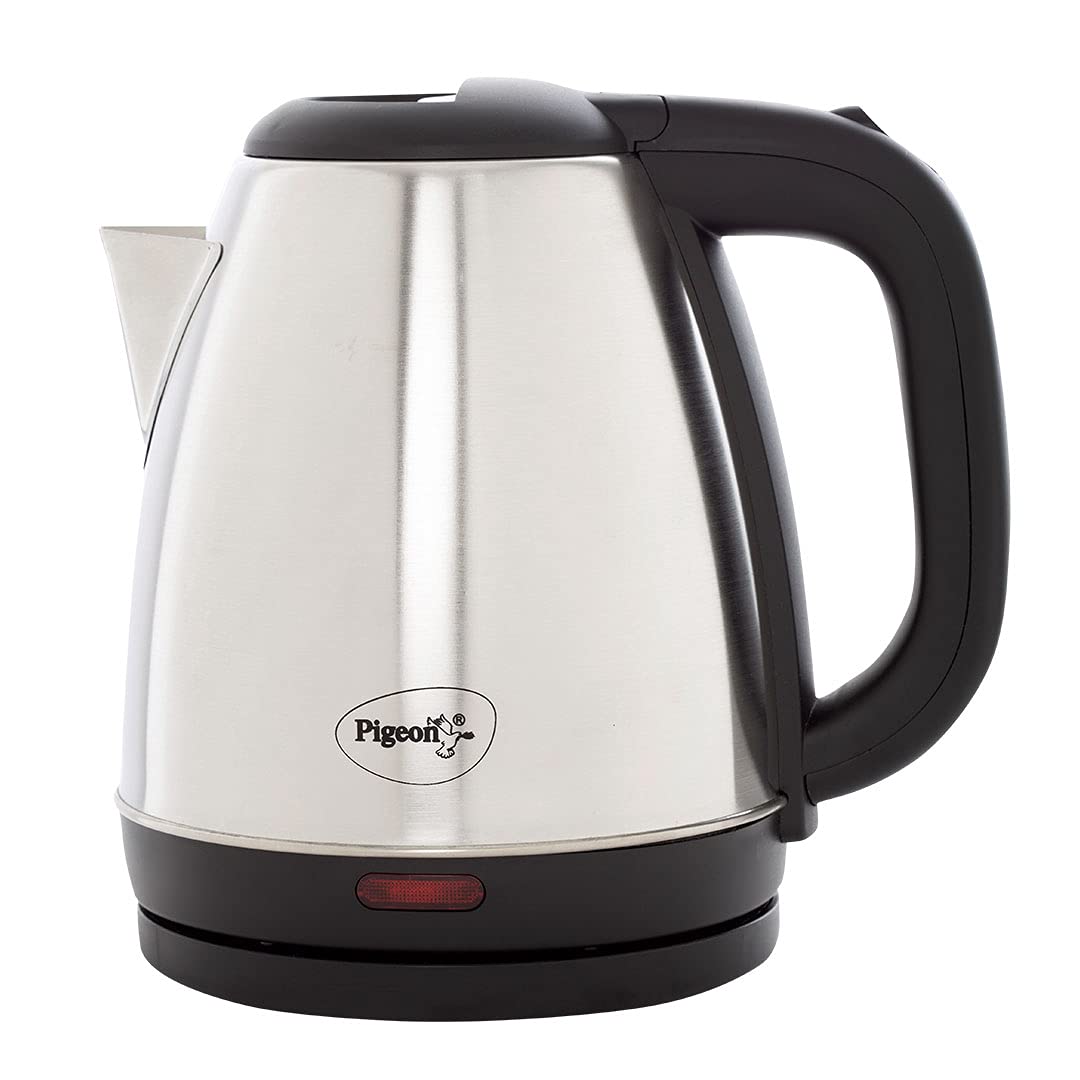 igeon Amaze Plus Electric Kettle 1.5 L, 1300 Watt, Stainless Steel Body with Auto Shut-off Feature Used for Boiling Water - (Silver)