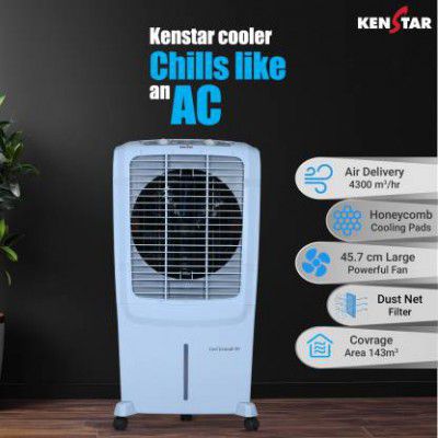 Kenstar 90 L Desert Air Cooler  (Grey, Cool Grande HC 90) — Flipkart offer on OfferLelo