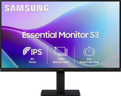 Samsung Essential Series S3 (27") Full HD LED Backlit IPS Panel with Dual HDMI Ports Game Mode Monitor (LS27F320GAWXXL) — Flipkart offer on OfferLelo