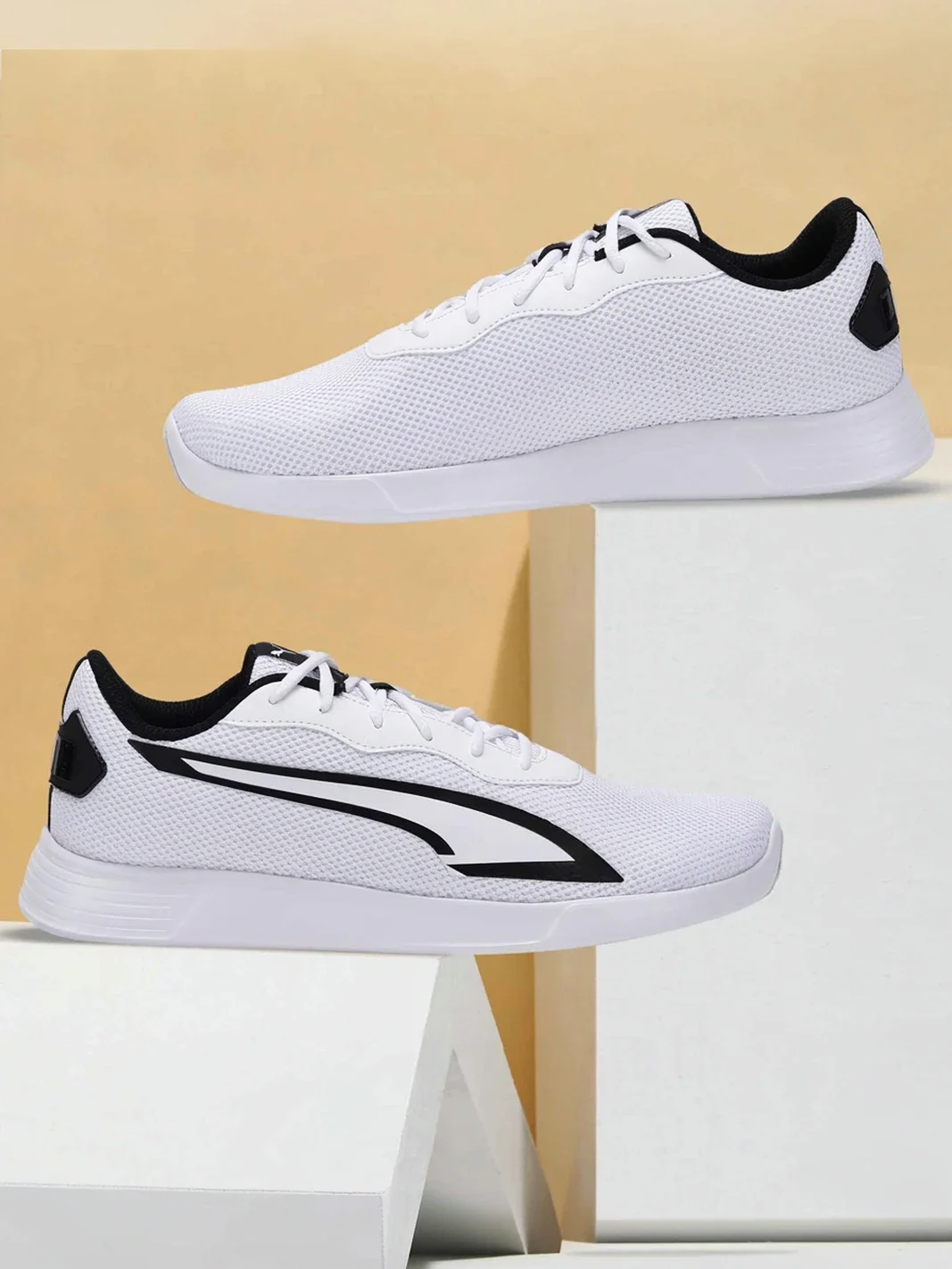 Puma Tychonic Sneakers For Men (White , 9) — Flipkart offer on OfferLelo