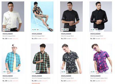 Highlander - Buy Highlander Apparels for Men Online | Myntra — Myntra offer on OfferLelo