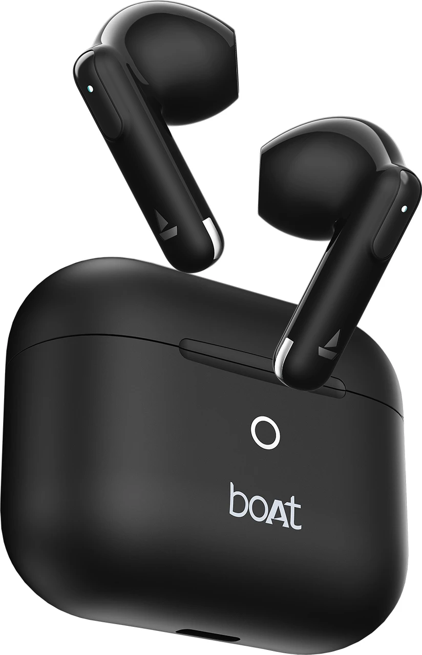 boAt Airdopes Alpha Gen 2, 13mm Drivers,ENx,45H Battery, Stream Ad Free Music via App Bluetooth Headset (Midnight Black, In the Ear)