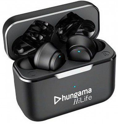 Hungama HiLife Bounce 301 HiLife with up to 40 hrs playtime wireless Bluetooth Gaming Headset (Black, True Wireless) — Flipkart offer on OfferLelo