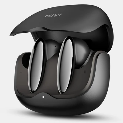 Mivi SuperPods Hype TWS New Launch, 38dB ANC, Hi-Res Audio, LDAC, 60H, BT v5.4 Bluetooth(Chrome Black, True Wireless) — Flipkart offer on OfferLelo