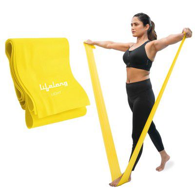 Lifelong Natural Rubber Resistance Band for Workout — Amazon offer on OfferLelo